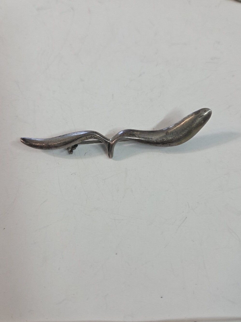 sterling silver mexico mary kay 25th anniversary abstract bird seagull pin 925